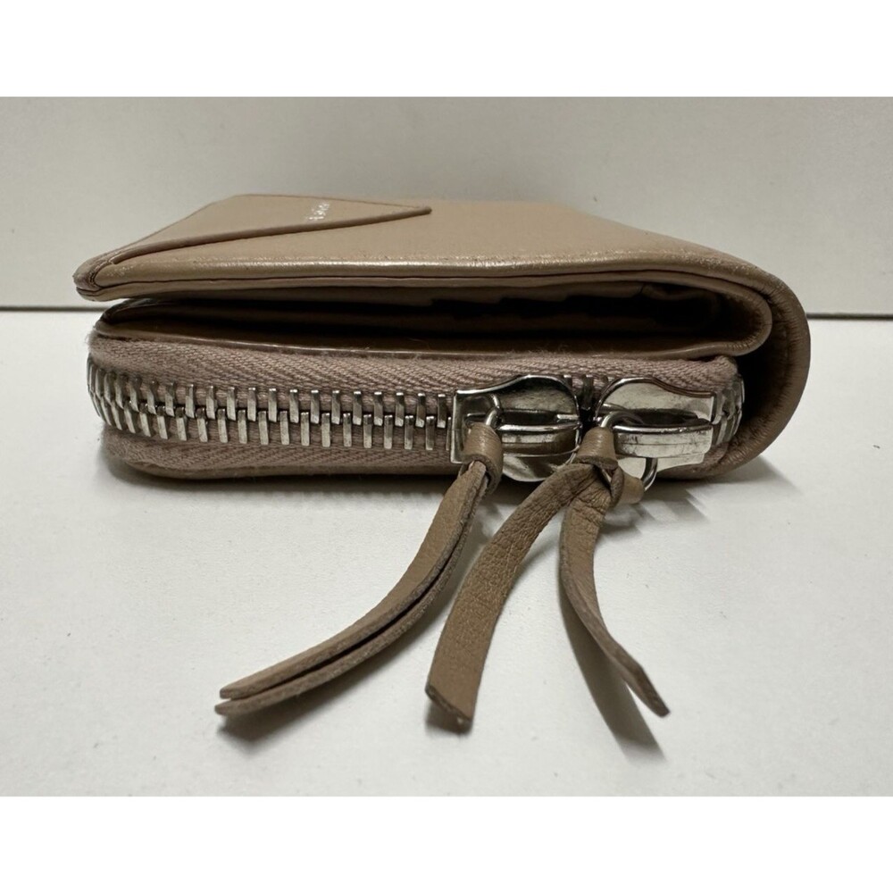Balenciaga tan leather zipper all around wallet - Picture 6 of 16
